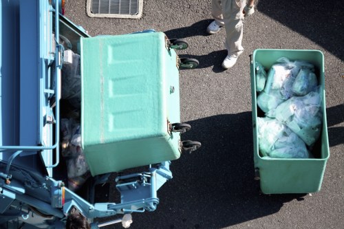 Eco-friendly office clearance process in Brixton